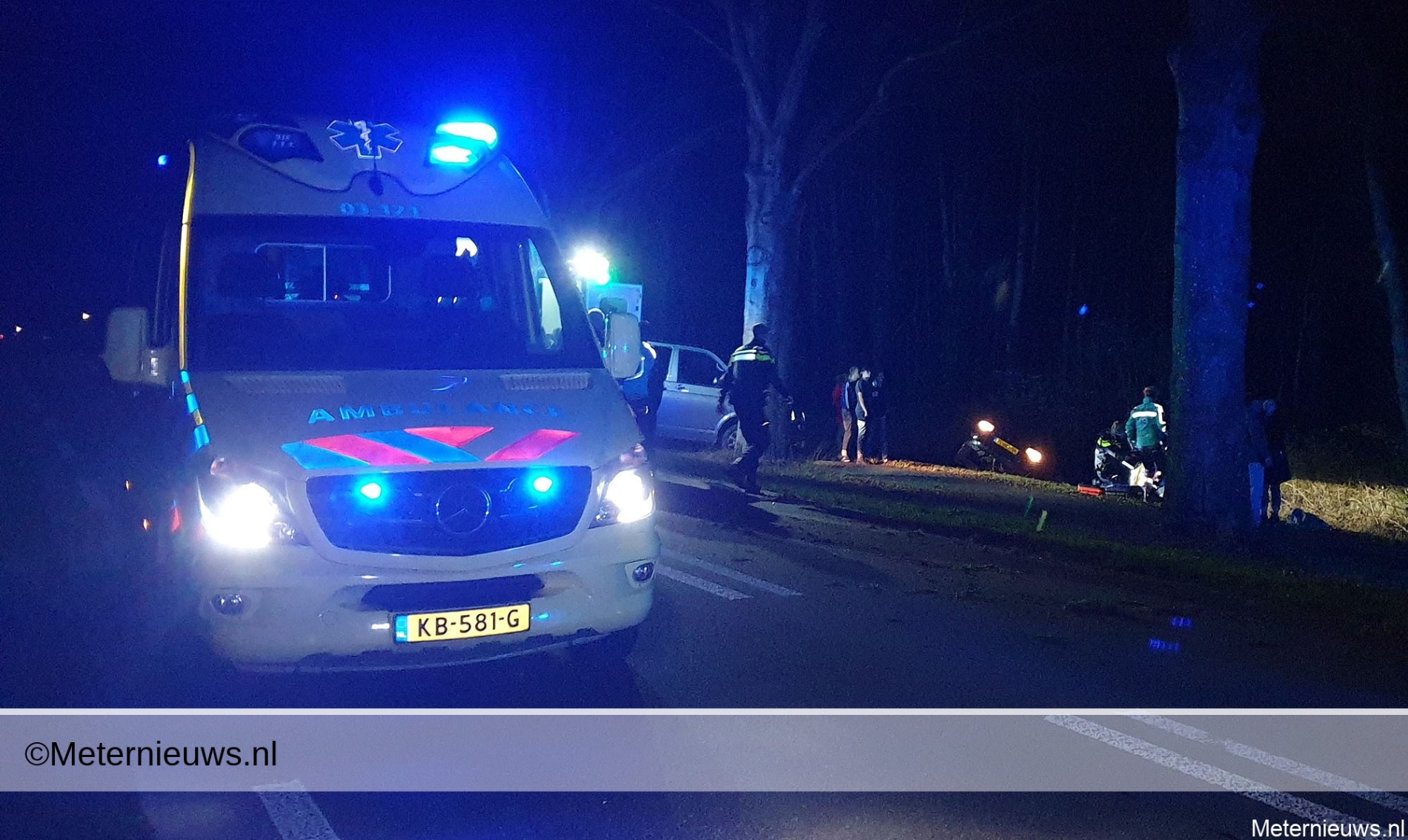 Ernstig ongeval met twee gewonden in De Punt. Ernstig ongeval met twee gewonden in De Punt.
