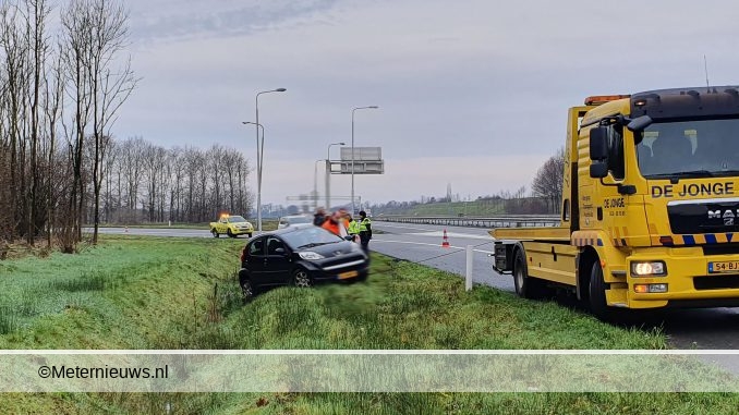 auto van de a28 knooppunt Hoogeveen