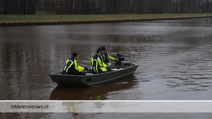 zoeken met sonarboot vermiste man Hoogezand