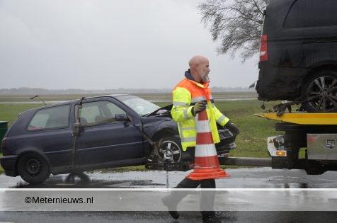 Aanrijding Drentse Mondenweg Valthermond. Aanrijding Drentse Mondenweg Valthermond.
