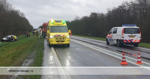 Ernstige aanrijding N381 Witteveen. Ernstige aanrijding N381 Witteveen.