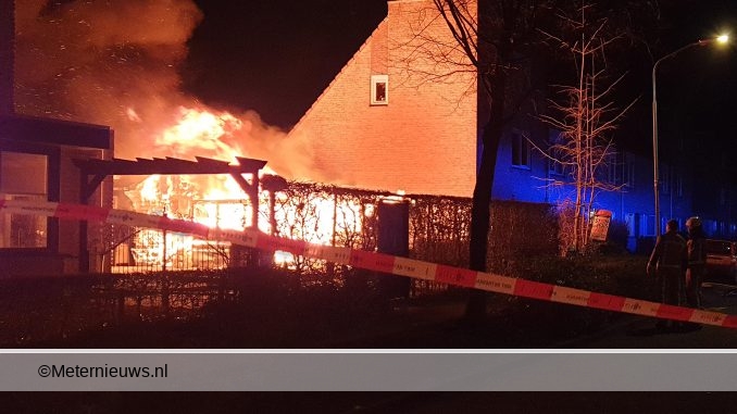 schuurtje in brand Assen