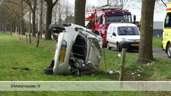 Ongeval met twee gewonden Staphorst.