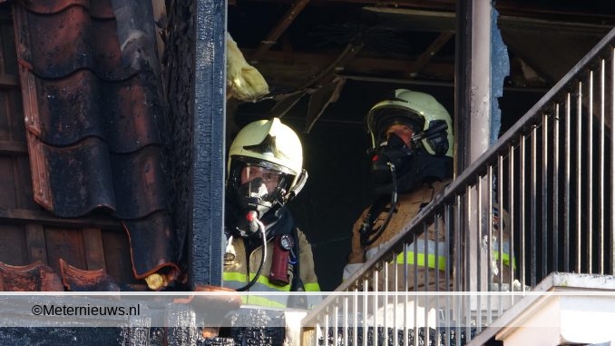 BOVEN WONING UITGEBRAND IN STEENWIJK