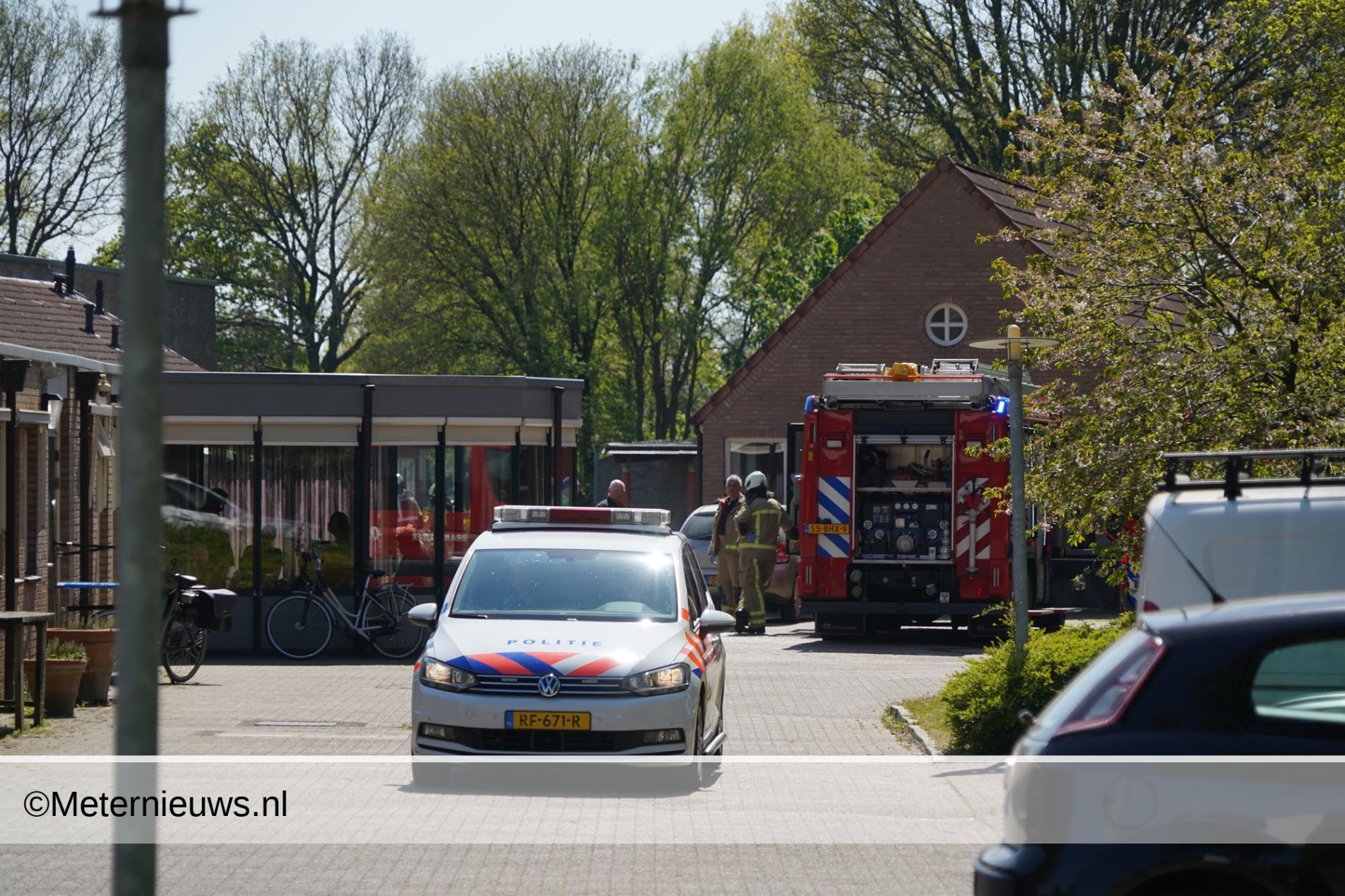 Brandje in beschermde woonvorm in Zuidwolde(Video)