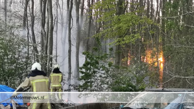 brandweer blust bosbrand nieuw buinen