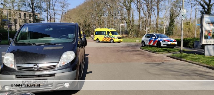 Aanrijding Busje en fietser in Assen. Aanrijding Busje en fietser in Assen.