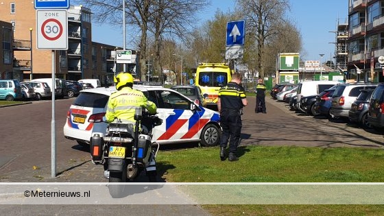 Voetgangster aangereden in Assen. Voetgangster aangereden in Assen.