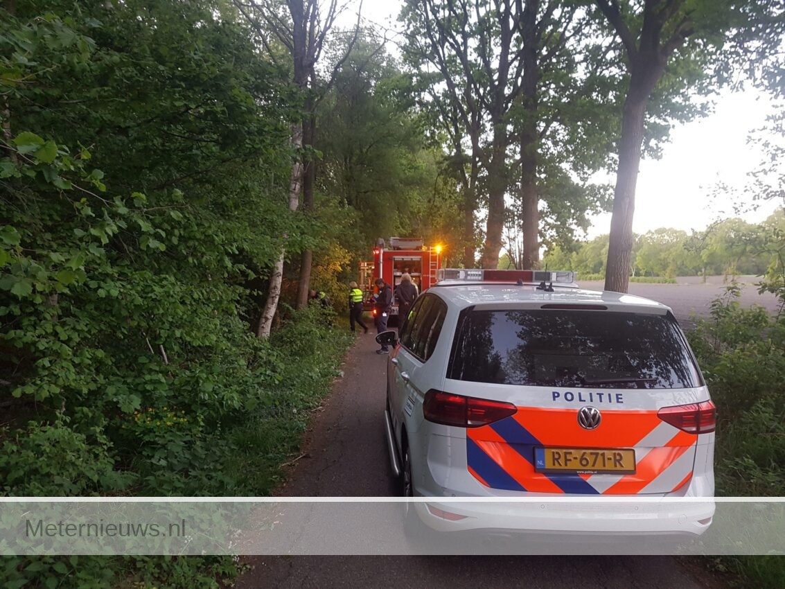 Natuurbrandje in Hijken snel geblust