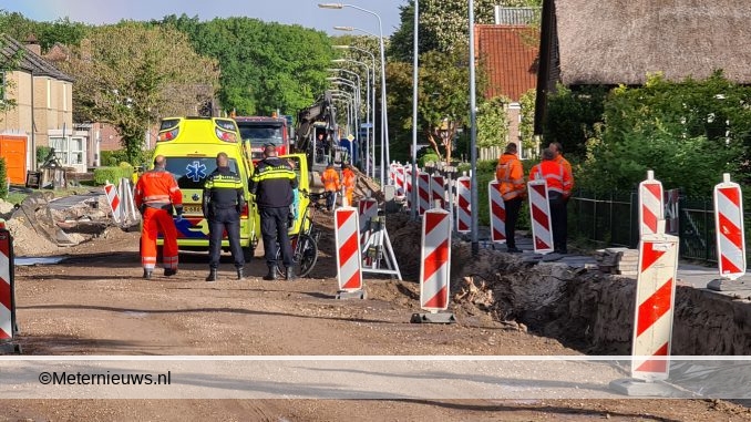 Fietser gewond wegwerkzaamheden Westerbork2