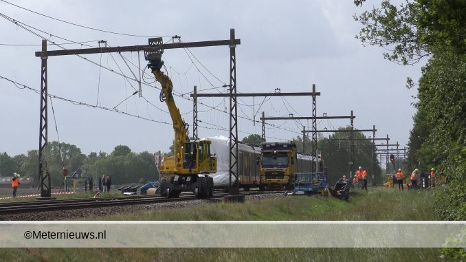 reparaiewerk treinongeval Hooghalen