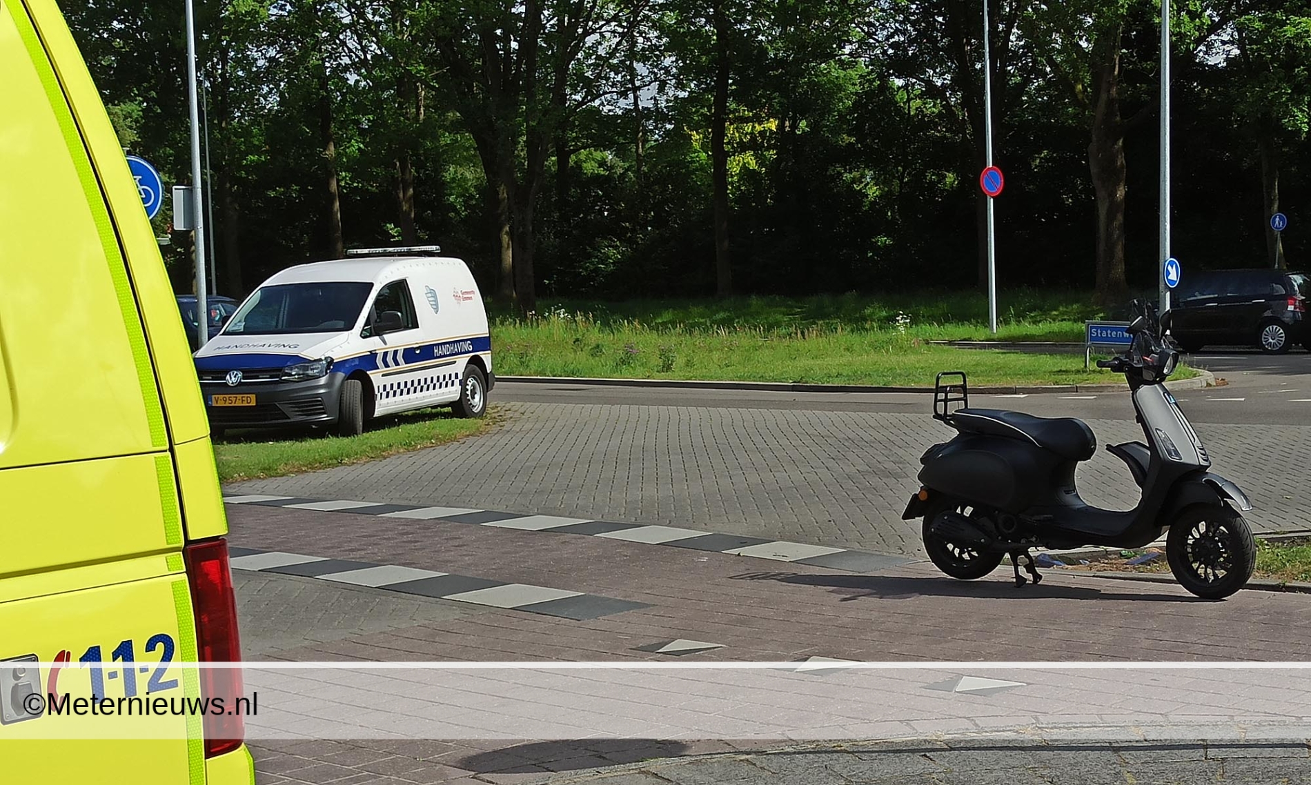 Scooter aangereden Emmen. Scooter aangereden Emmen.