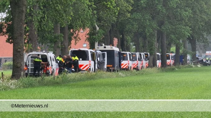 arrestaties boeren in wijster