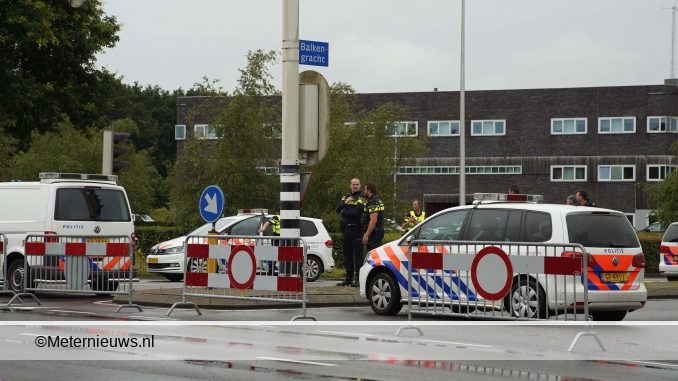wegen naar politie bureau assen afgesloten