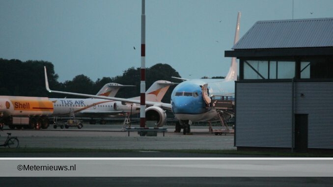 KLM TOESTEL UITGEWEKEN NAAR EELDE