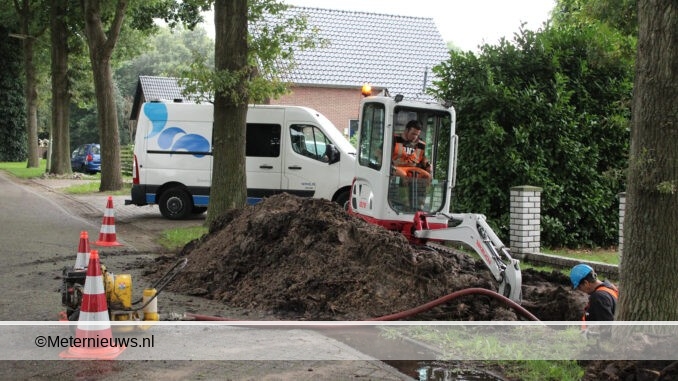 WATERLEIDING MAATSCHAPPIJ DRENTHE REPAREERT WATERLEIDING KLAZIEN