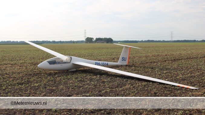 zweefvlieger noodlanding Emmen