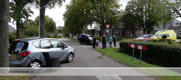 Vrouw gewond na aanrijding in Hoogeveen.