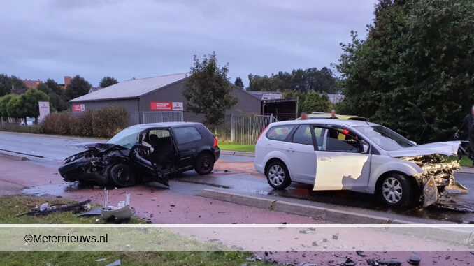 gewonde na ongeval in Hoogezand