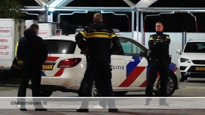 OVERVAL OP TANKSTATION IN KAMPEN