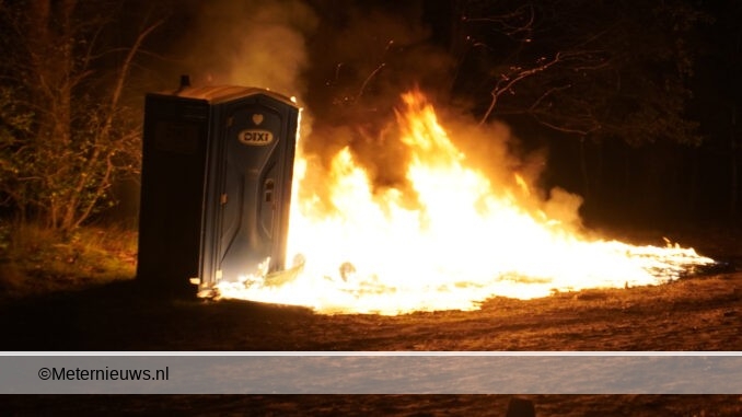 drie dixies in brand Baggelhuizen Assen