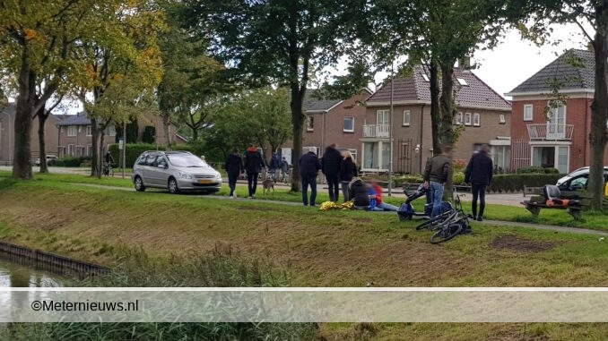 man te water in Assen