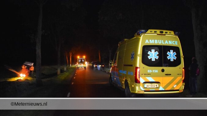 ongeval tractor en auto in staphorst3
