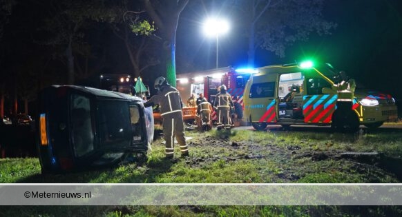 Twee gewonden bij ongeval in Zuidwolde.