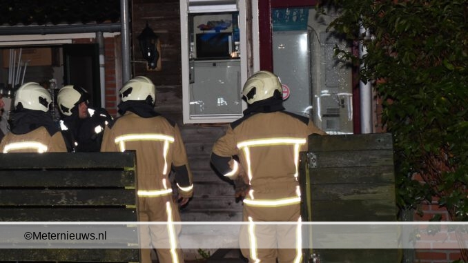 vrieskist in de brand in Nieuw Buinen