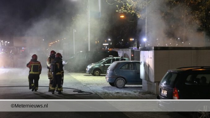 ELEKTRICITEITSGEBOUW IN BRAND IN GRONINGEN
