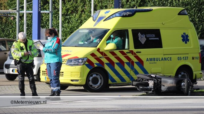 ONGEVAL SCOOTERRIJDER BUSJE IN EMMEN2