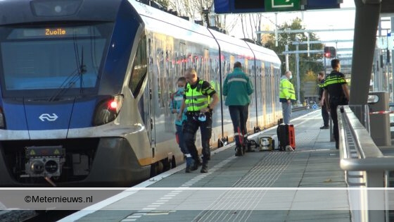 Treinverkeer Station Groningen – Groningen Europark even stil door ongeval.