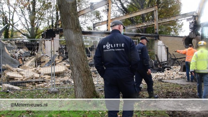 forensische opsporing brand gymzaal Roden