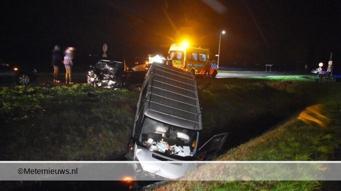 ongevalbedrijfswagenpersonenautoNijeveen