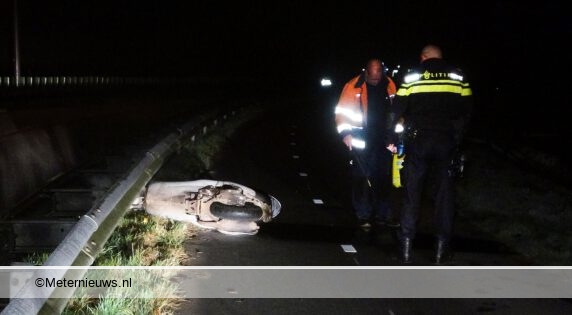 Scooter zonder bestuurder aangetroffen op Haakswold Meppel (Video) #MEPPEL - De politie trof zater.