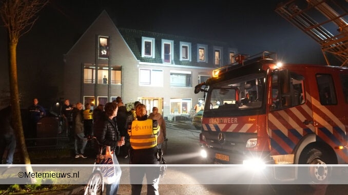 brand bij cosis in Hoogeveen