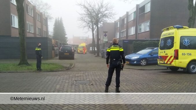 gewonde man in woning Hoogeveen