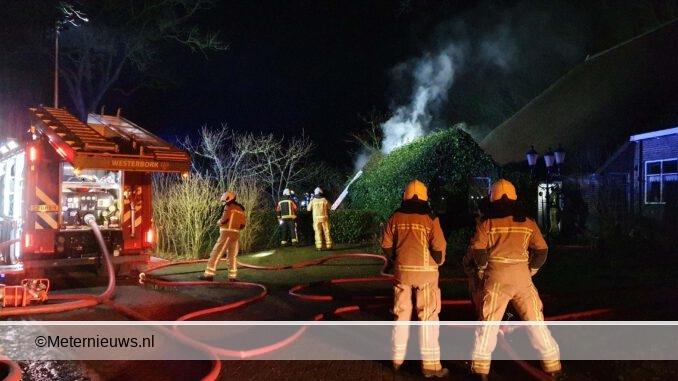 brand schuurtje in Elp