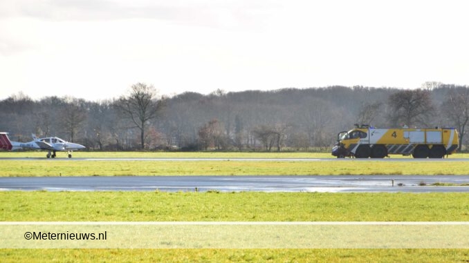 voorzorglanding vliegtuigje Eelde