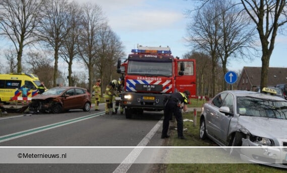 Vrouw gewond na ongeval op N377 bij Nieuwleusen.
