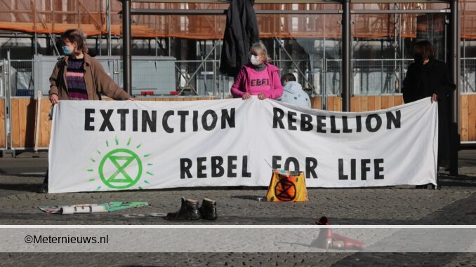 demonstratie Extinction Rebellion Groningen