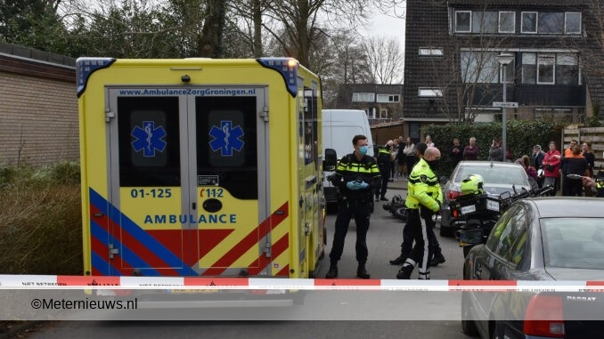 motorscooter crasht politieachtervolging Groningen