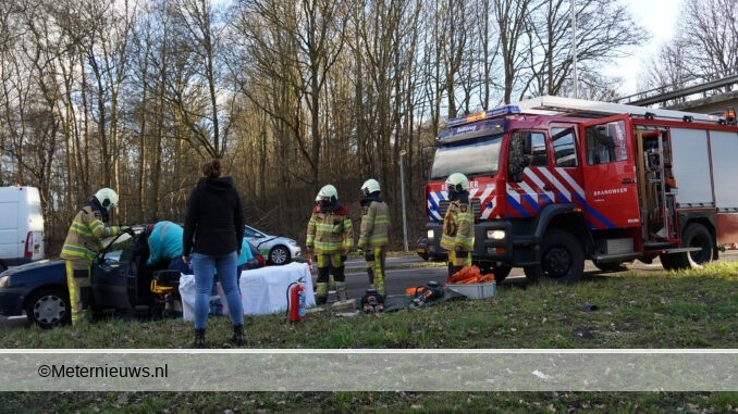 KOP STAART AANRIJDING N377 OVERIJSSELSE BALKBRUG