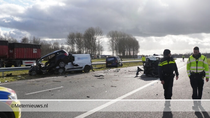 ONGEVAL A7 MET VERMOEDELIJK SPOOKRIJDER BIJ MARUM9