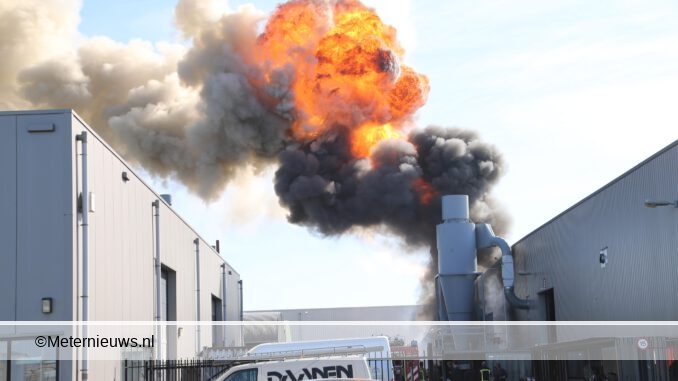 STOF EXPLOSIE UIT DE AFZUIGING BEDRIJF HOOGEVEEN