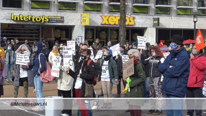 klimaat demonstratie gron ingen