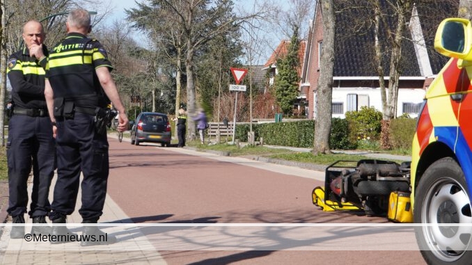postbezorger aangereden in Annen3
