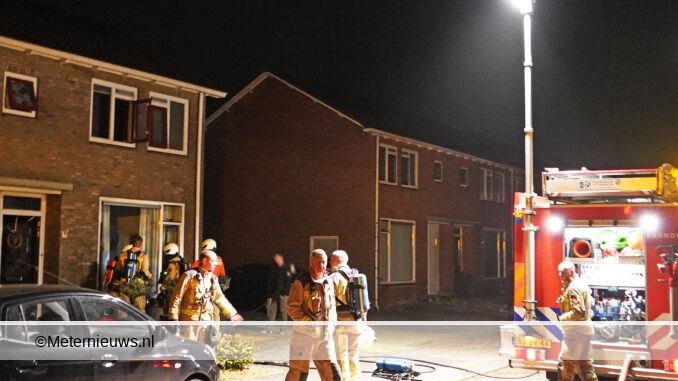 woningbrand in Roden