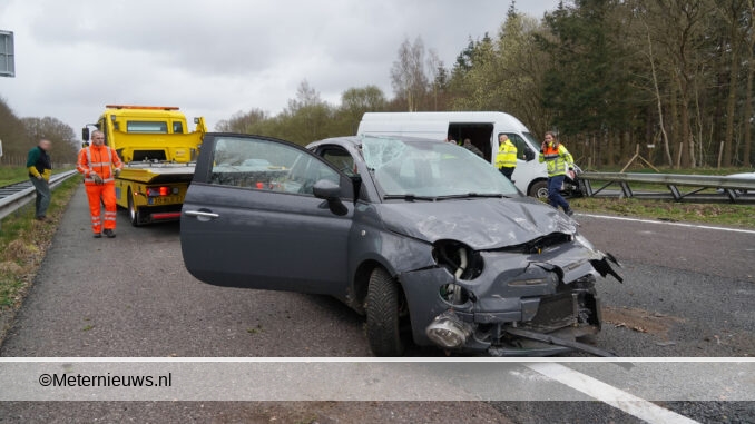 RAVAGE OP DE A32 BIJ OVERIJSSELSE STEENWIJK ZUID