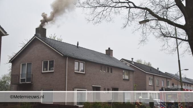 schoorsteenbrand in Zuidlaren